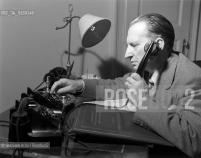 THE ITALIAN POLITICIAN ALCIDE DE GASPERI - 1947 © ARCHIVIO Graziano Arici/Rosebud2 