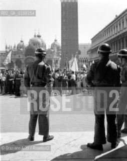 MEETING OF THE ITALIAN POLITICIAN ALCIDE DE GASPERI IN VENICE - APRIL 1948 © ARCHIVIO Graziano Arici/Rosebud2 