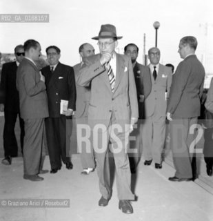 MEETING OF THE ITALIAN POLITICIAN ALCIDE DE GASPERI IN VENICE - APRIL 1948 © ARCHIVIO Graziano Arici/Rosebud2 