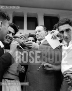 MEETING OF THE ITALIAN POLITICIAN ALCIDE DE GASPERI IN VENICE - APRIL 1948 © ARCHIVIO Graziano Arici/Rosebud2 