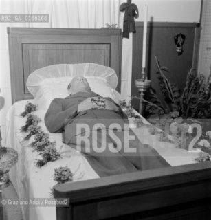 THE FUNERAL OF THE ITALIAN POLITICIAN ALCIDE DE GASPERI, IN SELLA DI VASUGANA (TN) - 1954 © ARCHIVIO Graziano Arici/Rosebud2 