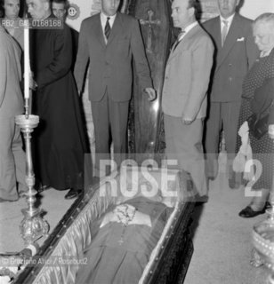 THE FUNERAL OF THE ITALIAN POLITICIAN ALCIDE DE GASPERI, IN SELLA DI VASUGANA (TN) - 1954 © ARCHIVIO Graziano Arici/Rosebud2 