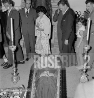 THE FUNERAL OF THE ITALIAN POLITICIAN ALCIDE DE GASPERI, IN SELLA DI VASUGANA (TN) - 1954 © ARCHIVIO Graziano Arici/Rosebud2 