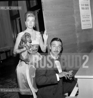 DON JAIME DE MORA Y ARAGON WHIT THE GIRLFRIEND MARGITTE HOLSON - 60 - © ARCHIVIO Graziano Arici/Rosebud2  / NOBILI /