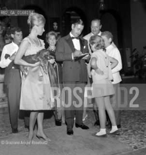 DON JAIME DE MORA Y ARAGON AND THE GIRLFRIEND MARGITTE HOLSON WITH - 60 - © ARCHIVIO Graziano Arici/Rosebud2  / NOBILI /