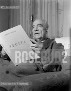 THE COMPOSER UMBERTO GIORDANO - MILAN - 1948 - © ARCHIVIO Graziano Arici/Rosebud2  / MUSICA / COMPOSITORE