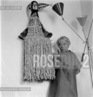 THE ART COLLECTOR PEGGY GUGGENHEIM AT HOME - VENICE - 196? © ARCHIVIO Graziano Arici/Rosebud2  / ARTE / COLLEZIONISTA