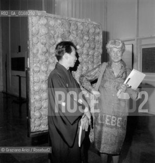 THE ART COLLECTOR PEGGY GUGGENHEIM IN VENICE - 196? - © ARCHIVIO Graziano Arici/Rosebud2  / ARTE / COLLEZIONISTA