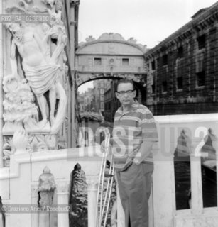 THE PAINTER HANS HARTUNG IN VENICE  - 196? © ARCHIVIO Graziano Arici/Rosebud2  / ARTE / PITTORE