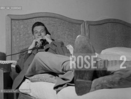 THE SON OF THE HOTELS KING, CONRAD NICK HILTON IN LAUSANNE - 1948 © ARCHIVIO Graziano Arici/Rosebud2  / ECONOMIA