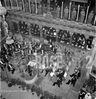 THE  COMPOSER IGOR STRAVINSKIJ AT THE CONCERT IN SAINT MARK CHURCH IN VENICE - 1956-  © ARCHIVIO Graziano Arici/Rosebud2  / MUSICA / COMPOSITORE / SAN MARCO / CHIESA / CONCERTO