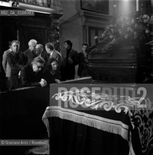 THE FUNERAL OF THE COMPOSER IGOR STRAVINSKIJ IN VENICE - 1971 -  © ARCHIVIO Graziano Arici/Rosebud2  / MUSICA / COMPOSITORE / FUNERALE