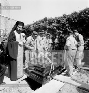 THE FUNERAL OF THE COMPOSER IGOR STRAVINSKIJ IN VENICE - 1971 -  © ARCHIVIO Graziano Arici/Rosebud2  / MUSICA / COMPOSITORE / FUNERALE