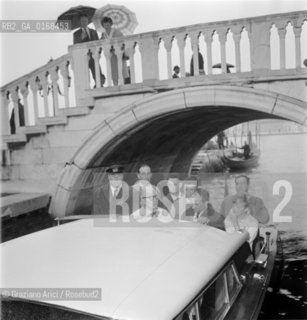 THE ARCHITECT, TOWN - PLANNER AND PAINTER LE CORBUSIER (CHARLES-EDOUARD JEANNERET)  IN VENICE - 1965 - © ARCHIVIO Graziano Arici/Rosebud2  / ARCHITETTO / URBANISTA / PITTORE / ARCHITETTURA / ARTE