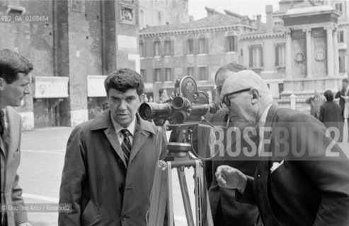 THE ARCHITECT, TOWN - PLANNER AND PAINTER LE CORBUSIER (CHARLES-EDOUARD JEANNERET)  IN VENICE - 1965 - © ARCHIVIO Graziano Arici/Rosebud2  / ARCHITETTO / URBANISTA / PITTORE / VARAGNOLO / ARCHITETTURA / ARTE