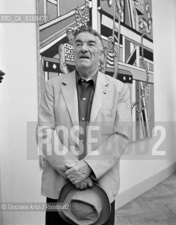 THE PAINTER FERNAND LEGER - VENICE - 1952 - © ARCHIVIO Graziano Arici/Rosebud2  / ARTE / PITTORE