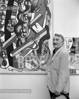 THE PAINTER FERNAND LEGER - VENICE - 1952 - © ARCHIVIO Graziano Arici/Rosebud2  / ARTE / PITTORE