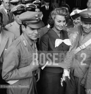 THE  ACTRESS SOPHIA LOREN  IN VENICE - 1955 - © ARCHIVIO Graziano Arici/Rosebud2  / ATTRICE /