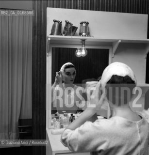 THE  DANCER AND ACTRESS LUDMILLA TCHERINA AT TEATRO LA SCALA - MILANO - 1955 - © ARCHIVIO Graziano Arici/Rosebud2  / BALLERINA /