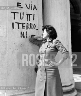 THE ACTRESS ANNA MAGNANI  - 1950  © ARCHIVIO Graziano Arici/Rosebud2  / LATTRICE / CINEMA