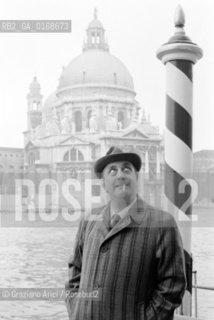 THE ART HISTORIAN GIUSEPPE MAZZARIOL IN VENICE / ANNI 60 / © ARCHIVIO Graziano Arici/Rosebud2 