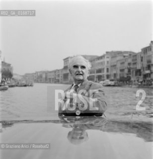 THE ARCHITECT RICHARD NEUTRA IN VENICE - 1962 - © ARCHIVIO Graziano Arici/Rosebud2  / ARCHITETTO / ARCHITETTURA
