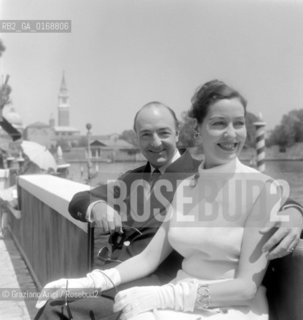 THE BRITISH MINISTER JOHN PROFUMO WITH HIS WIFE IN VENICE - 1963 © ARCHIVIO Graziano Arici/Rosebud2  / POLITICA