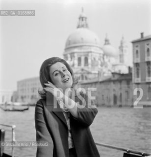 THE OPERA SINGER ANTONIETTA STELLA IN VENICE - 1963 © ARCHIVIO Graziano Arici/Rosebud2  / MUSICA / OPERA LIRICA