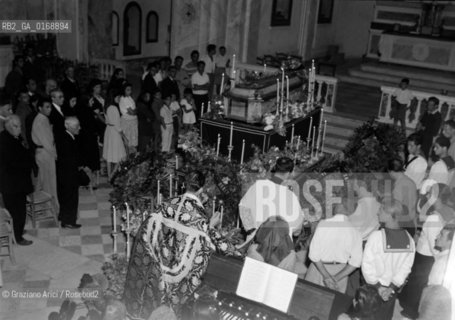 A SCENE OF THE FILM STROMBOLI DIRECTED BY ROBERTO ROSSELLINI - 1949 - © ARCHIVIO Graziano Arici/Rosebud2  / CINEMA / SCENA DEL FILM