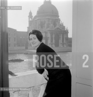 THE OPERA SINGER JOAN SUTHERLAND IN VENICE - 1961  © ARCHIVIO Graziano Arici/Rosebud2  / MUSICA / OPERA LIRICA / CANTANTE