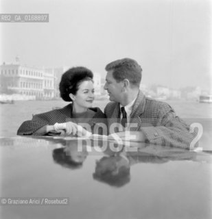 MY FAIR LADYS LEADING DANCER CLAIRE SUTTON AND HER HUSBAND IN VENICE -  © ARCHIVIO Graziano Arici/Rosebud2 