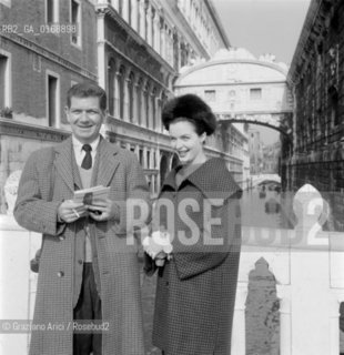 MY FAIR LADYS LEADING DANCER CLAIRE SUTTON AND HER HUSBAND IN VENICE -  © ARCHIVIO Graziano Arici/Rosebud2 