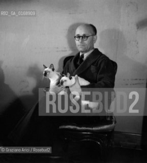 THE POLITICIAN AND STATESMAN UMBERTO TERRACINI, PRESIDENT OF  COSTITUENTE - ROME - 1947 © ARCHIVIO Graziano Arici/Rosebud2  / POLITICA