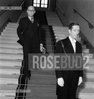 THE POLITICIAN AND STATESMAN UMBERTO TERRACINI, PRESIDENT OF  COSTITUENTE  ROME - 1947 © ARCHIVIO Graziano Arici/Rosebud2  / POLITICA
