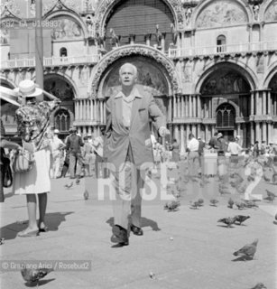 THE AMERICAN BUSINESS MAN CORNELIUS VANDERBILT IN VENICE - 196? © ARCHIVIO Graziano Arici/Rosebud2  / ECONOMIA / FINANZA