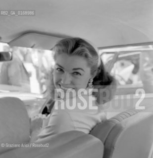 THE ACTRESS ESTHER WILLIAMS - CANNES - 1957 - © ARCHIVIO Graziano Arici/Rosebud2  / ATTRICE /