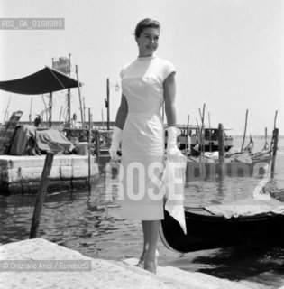 THE ACTRESS ESTHER WILLIAMS - VENEZIA - 1957 - © ARCHIVIO Graziano Arici/Rosebud2  / ATTRICE /