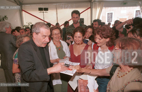 FONDAMENTA 14/17 GIUGNO 2001: CORPI - IL CANTANTE PAOLO CONTE - ©Graziano Arici/Rosebud2 / FANS