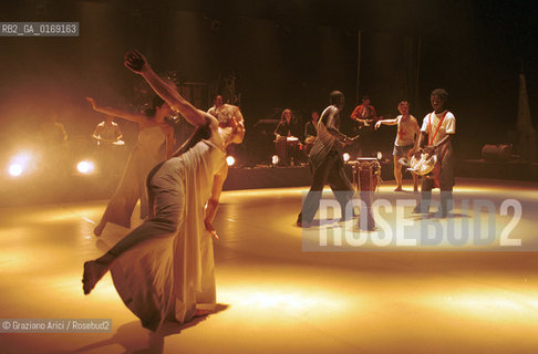 VENICE 22/06/2001 - LA BIENNALE DI VENEZIA : DANZAMUSICATEATRO- REHEARSAL OF KAZE, COREOGRAPHER TERO SAARINEN, TOOTHPICK COMPANY, MUSIC BY YAS-KAZ - ©Graziano Arici/Rosebud2 / BALLO / BALLETTO