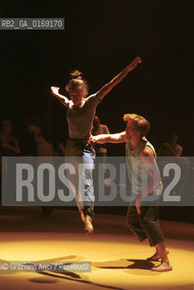 VENICE 22/06/2001 - LA BIENNALE DI VENEZIA : DANZAMUSICATEATRO-  REHEARSAL OF KAZE, COREOGRAPHER TERO SAARINEN, TOOTHPICK COMPANY, MUSIC BY YAS-KAZ - ©Graziano Arici/Rosebud2 / BALLO / BALLETTO