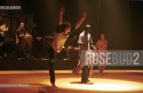 VENICE 22/06/2001 - LA BIENNALE DI VENEZIA : DANZAMUSICATEATRO-  REHEARSAL OF KAZE, COREOGRAPHER TERO SAARINEN, TOOTHPICK COMPANY, MUSIC BY YAS-KAZ - ©Graziano Arici/Rosebud2 / BALLO / BALLETTO