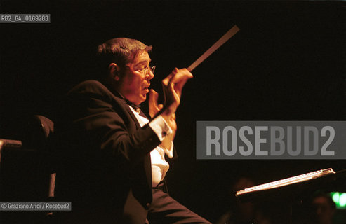 THE CONDUCTOR JEFFREY TATE - VENICE - 2001 @ Graziano Arici/Rosebud2 / MUSICA / DIRETTORE DORCHESTRA