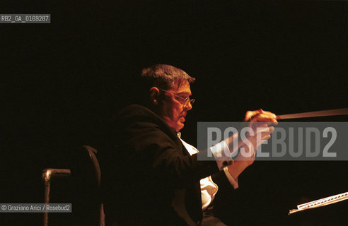 THE CONDUCTOR JEFFREY TATE - VENICE - 2001 @ Graziano Arici/Rosebud2 / MUSICA / DIRETTORE DORCHESTRA