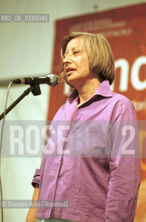FONDAMENTA 14/17 GIUGNO 2001: CORPI - LA POETESSA PATRIZIA CAVALLI (ITALIA) - ©Graziano Arici/Rosebud2