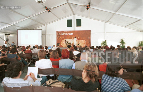 FONDAMENTA 14/17 GIUGNO 2001: CORPI - LA SCRITTRICE JOYCE CAROL OATES ( USA ) - ©Graziano Arici/Rosebud2