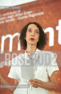 FONDAMENTA 14/17 GIUGNO 2001: CORPI - LA SCRITTRICE JOYCE CAROL OATES ( USA ) - ©Graziano Arici/Rosebud2