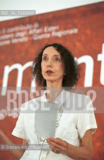 FONDAMENTA 14/17 GIUGNO 2001: CORPI - LA SCRITTRICE JOYCE CAROL OATES ( USA ) - ©Graziano Arici/Rosebud2