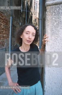 FONDAMENTA 14/17 GIUGNO 2001: CORPI - LA SCRITTRICE JOYCE CAROL OATES ( USA ) - ©Graziano Arici/Rosebud2