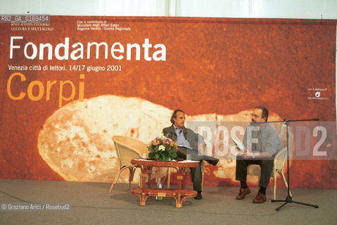 FONDAMENTA 14/17 GIUGNO 2001: CORPI - IL SOCIOLOGO MAURICE OLENDER ( FRANCIA) - ©Graziano Arici/Rosebud2