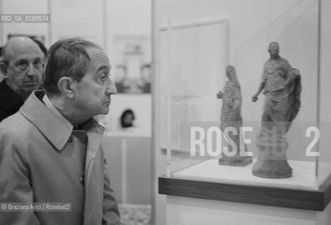 POLITICA /  GIULIO CARLO ARGAN, EX SINDACO DI ROMA E STORICO E CRITICO DARTE (ITALIA) / MUSEO, STATUETTA /1978 - © ARCHIVIO Graziano Arici/Rosebud2 